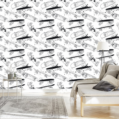 Wallpaper Graffiti Skateboards