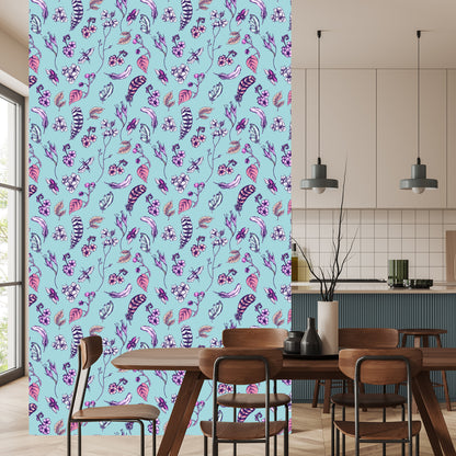 Wallpaper Flora In Boho Style
