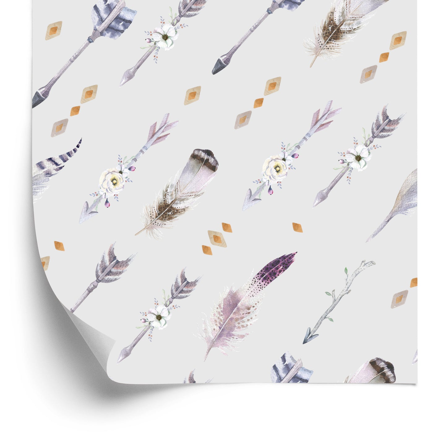 Wallpaper Boho Style Arrows