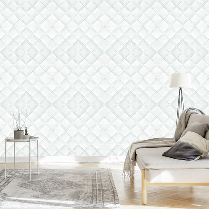 Wallpaper Patterned Quilted Leather
