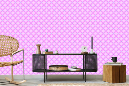 Wallpaper Quilted - Pink