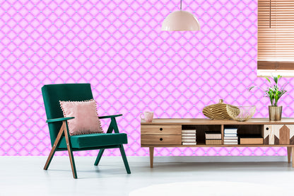 Wallpaper Quilted - Pink