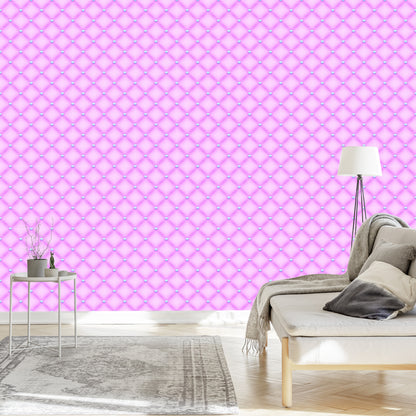 Wallpaper Quilted - Pink