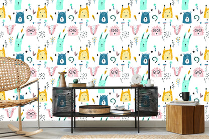 Wallpaper For Children - Forest Animals
