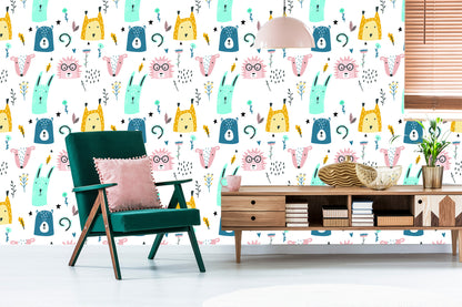 Wallpaper For Children - Forest Animals