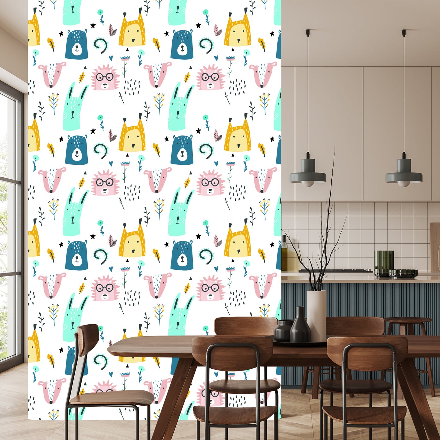 Wallpaper For Children - Forest Animals