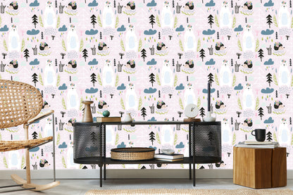 Wallpaper For Children - Forest Animals