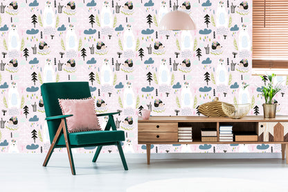 Wallpaper For Children - Forest Animals