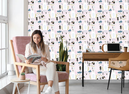 Wallpaper For Children - Forest Animals
