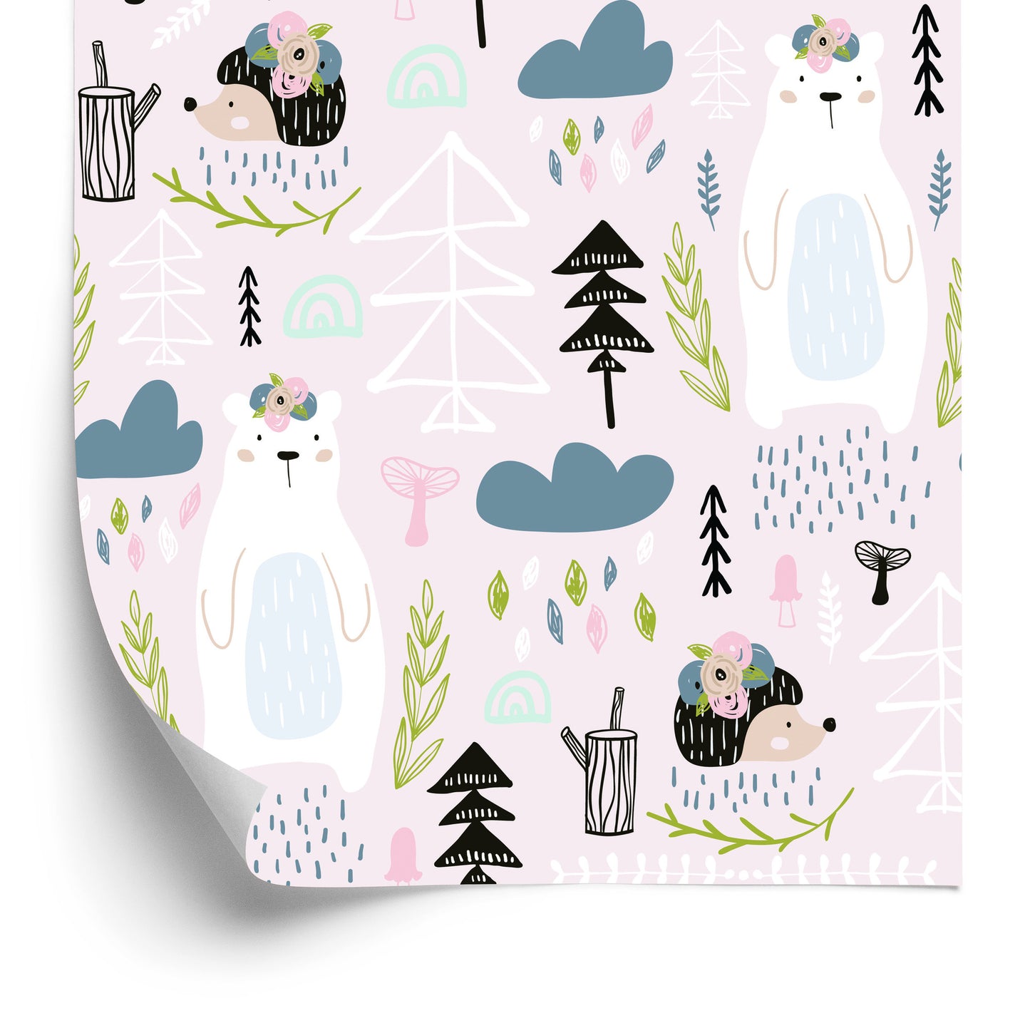 Wallpaper For Children - Forest Animals