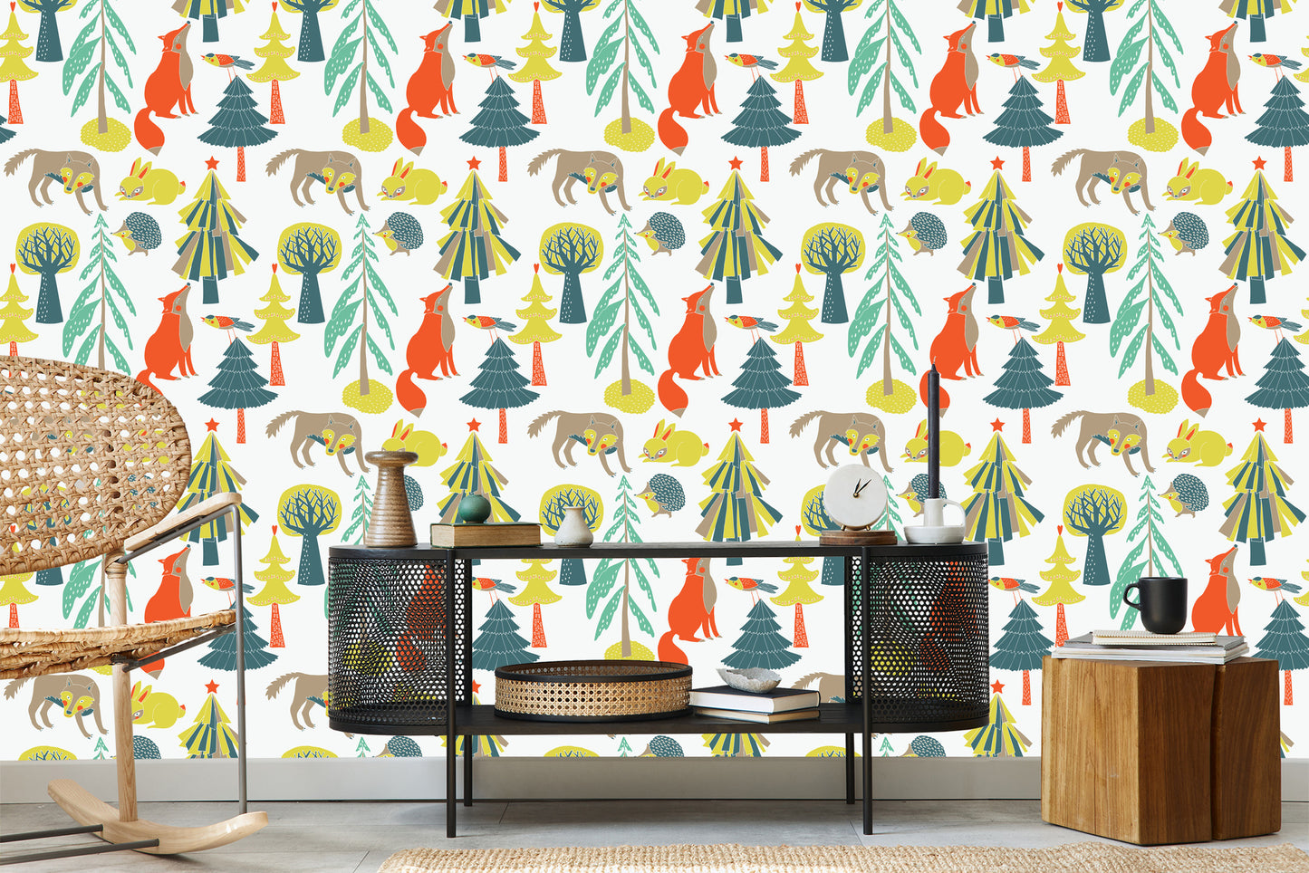 Wallpaper For Children - Forest Animals