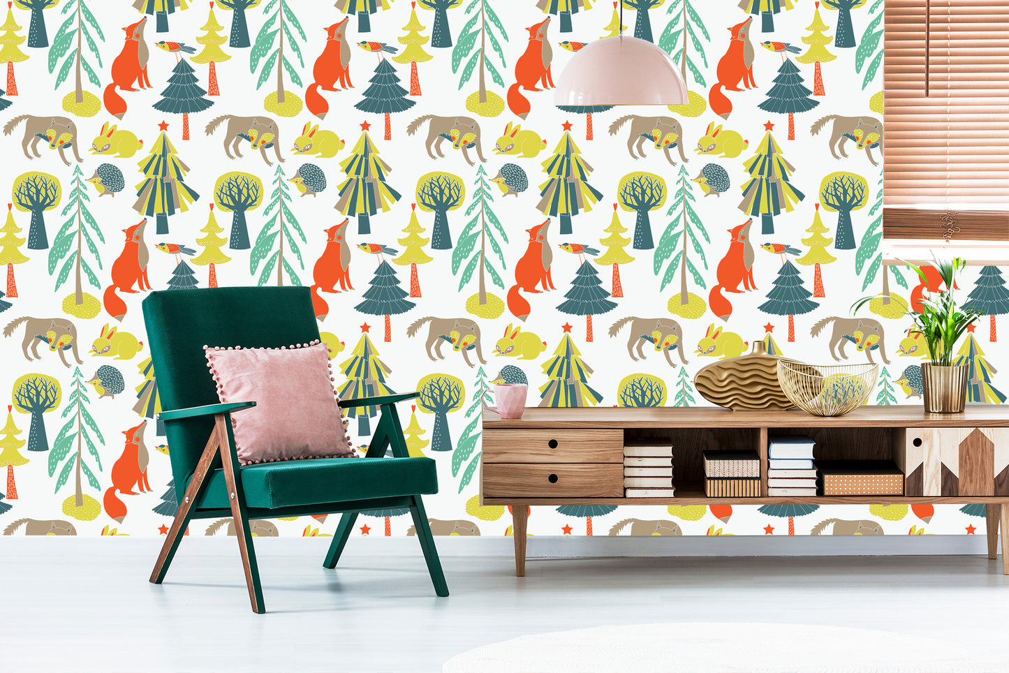 Wallpaper For Children - Forest Animals