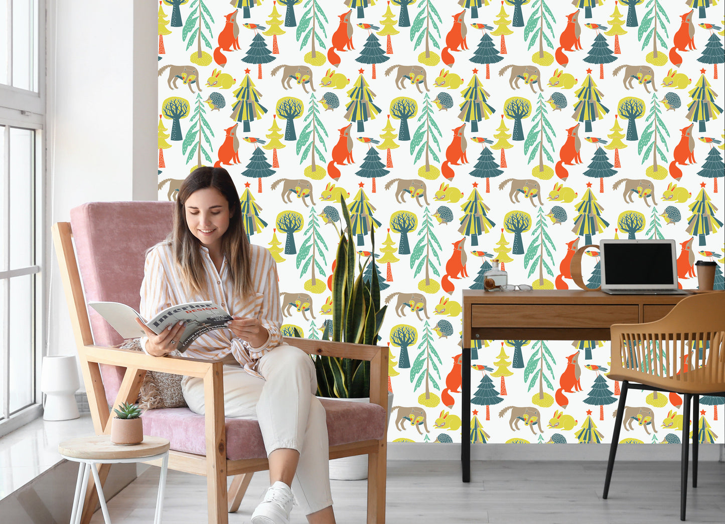 Wallpaper For Children - Forest Animals