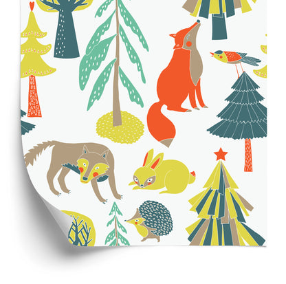 Wallpaper For Children - Forest Animals