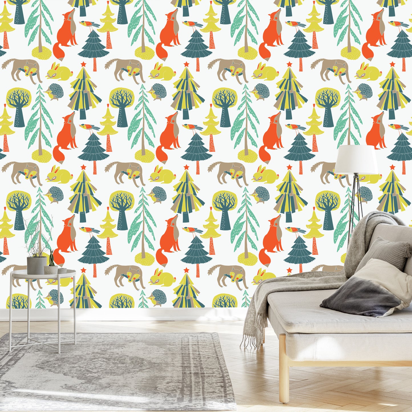 Wallpaper For Children - Forest Animals