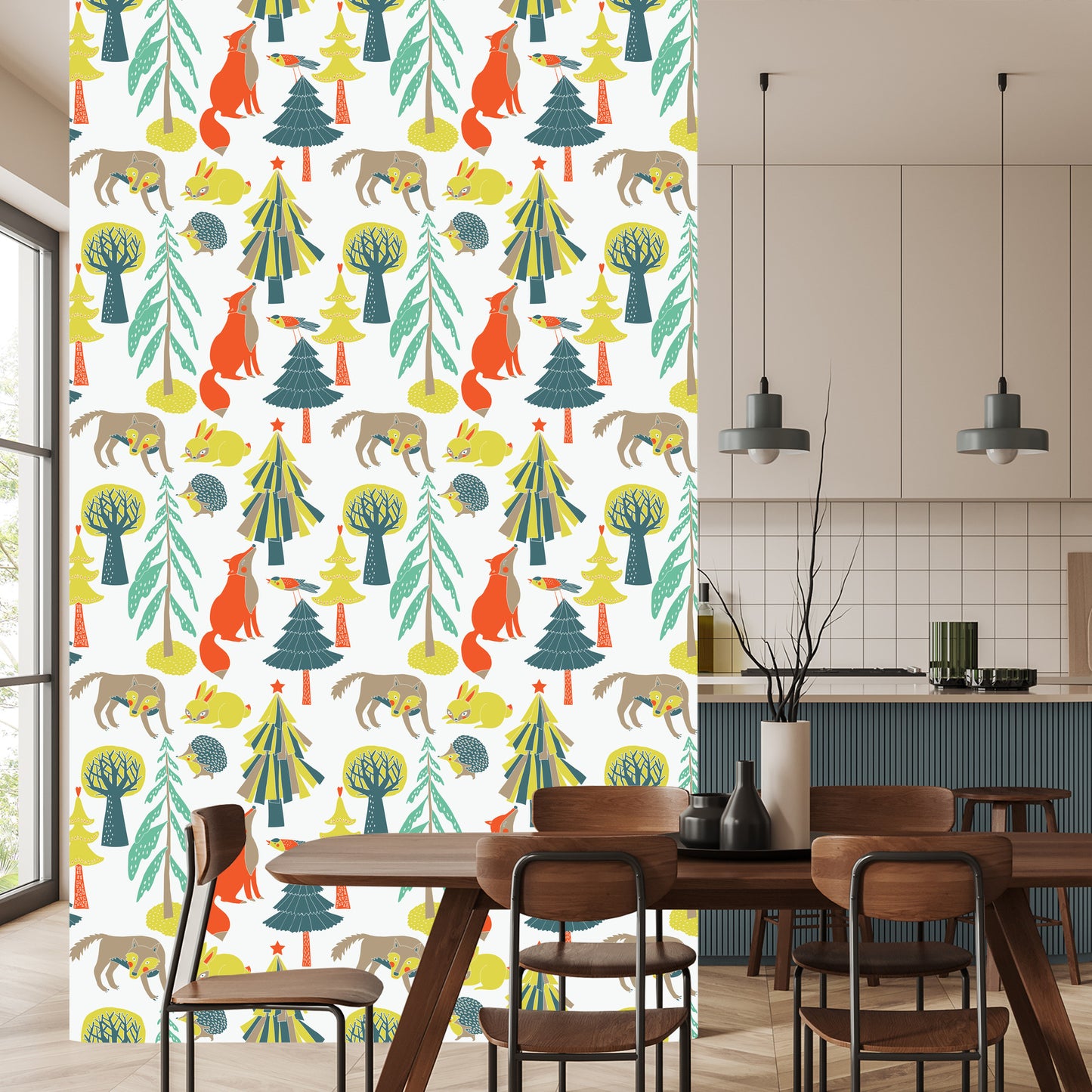 Wallpaper For Children - Forest Animals