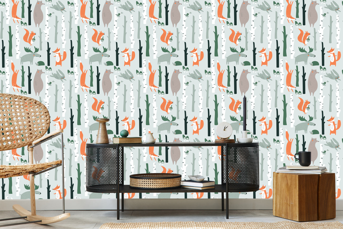 Wallpaper For Children - Beautiful Forest Animals