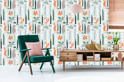 Wallpaper For Children - Beautiful Forest Animals