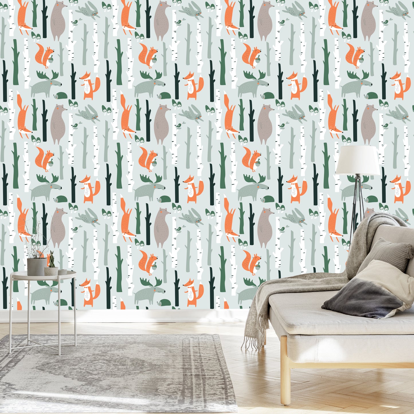 Wallpaper For Children - Beautiful Forest Animals