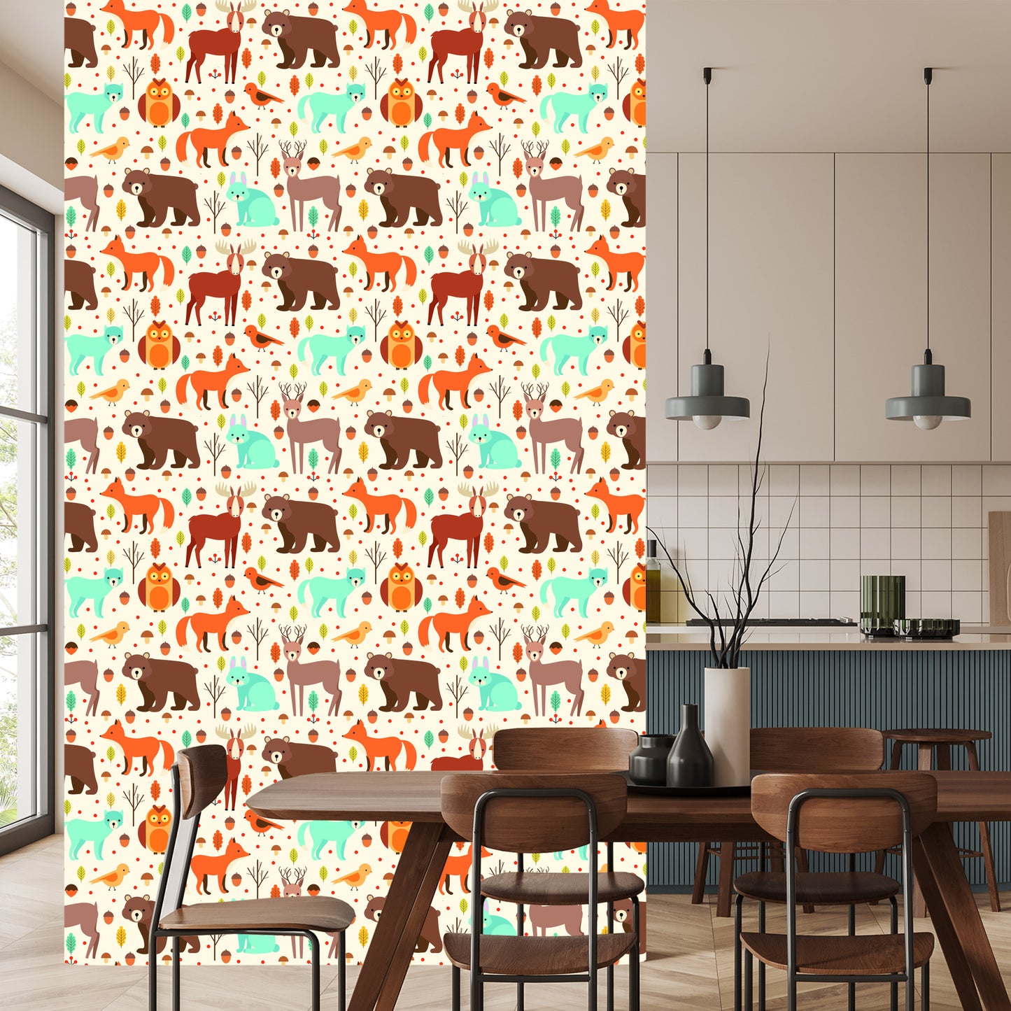 Wallpaper For Children - Great Forest Animals