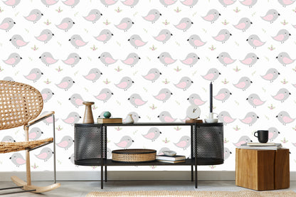 Wallpaper Birds And Plants