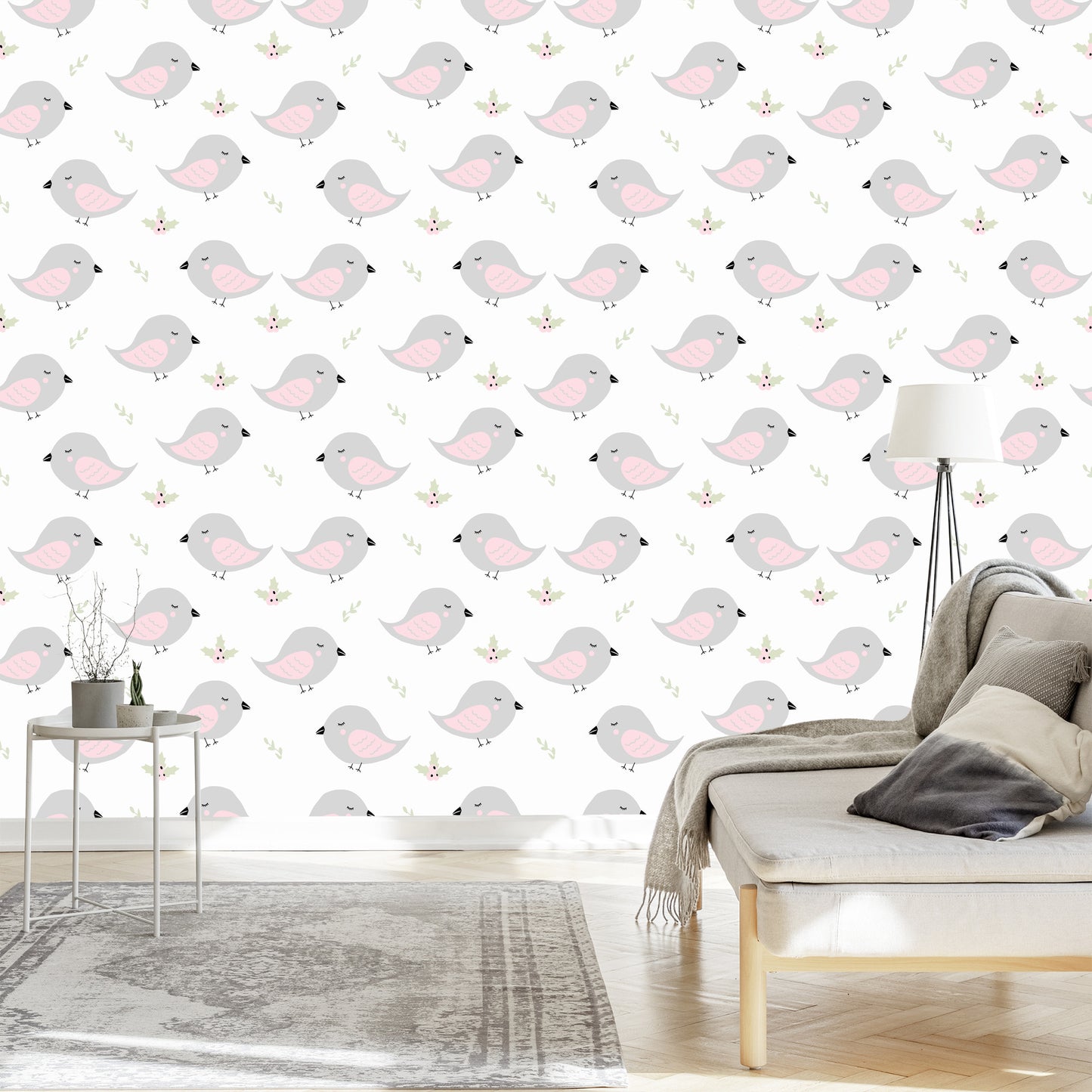 Wallpaper Birds And Plants