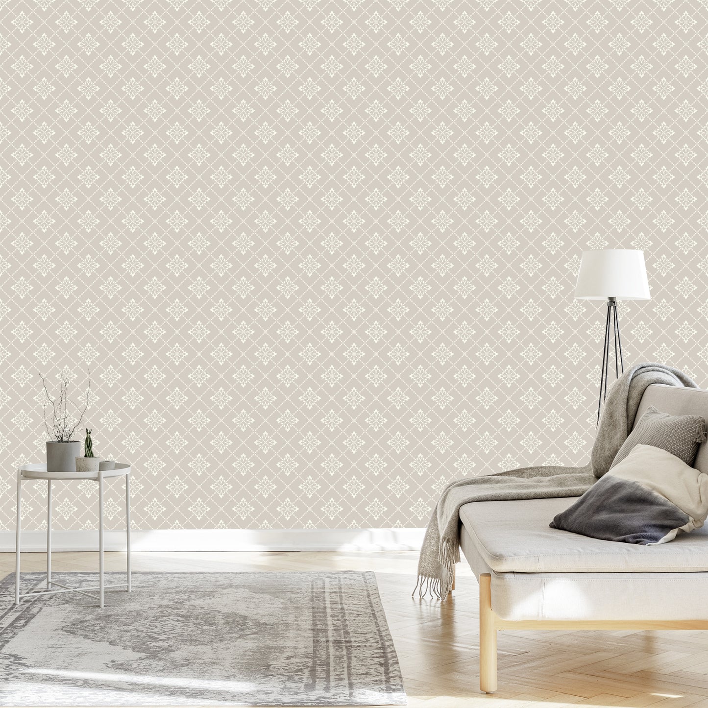 Wallpaper Stylish Mosaic With Ornaments