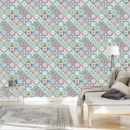 Wallpaper Colorful Abstract Mosaic