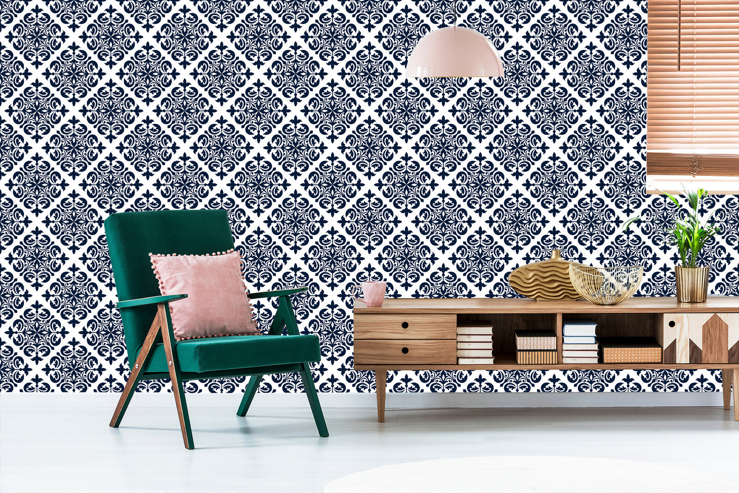 Wallpaper Beautiful Ornamental Mosaic