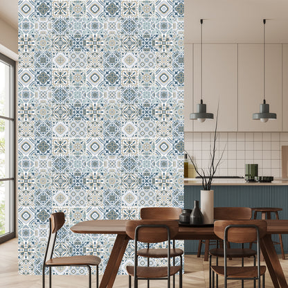Wallpaper Abstract Mosaic In Pastel Colors