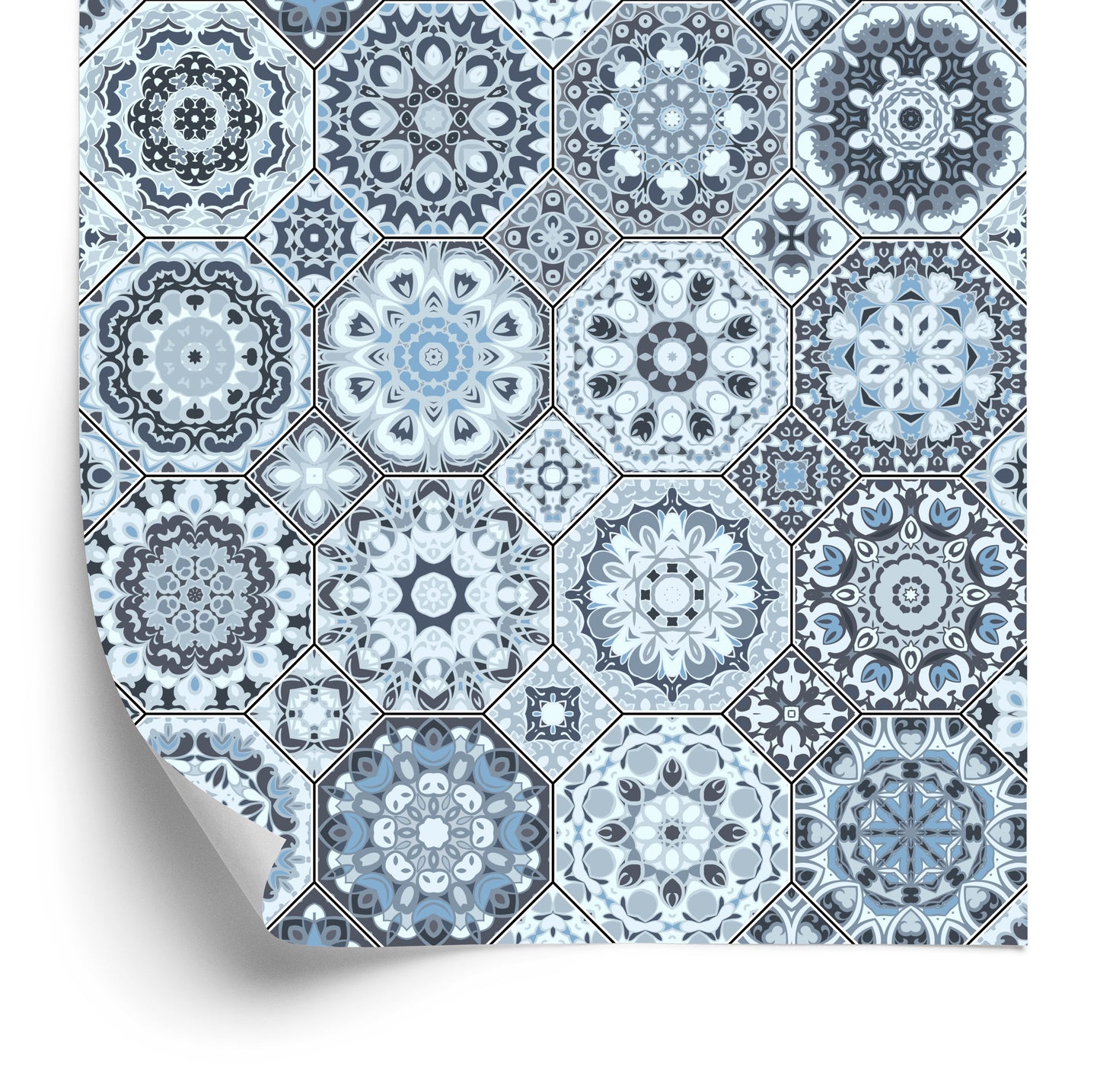 Wallpaper Colorful Mosaic In Oriental Style
