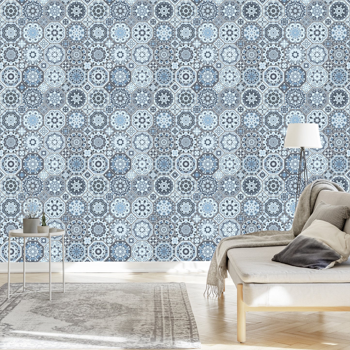 Wallpaper Colorful Mosaic In Oriental Style