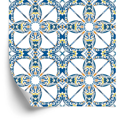 Wallpaper Colorful Mosaic In Eastern Style