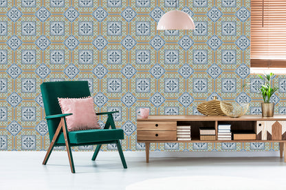 Wallpaper Beautiful Ornate Moroccan Mosaic