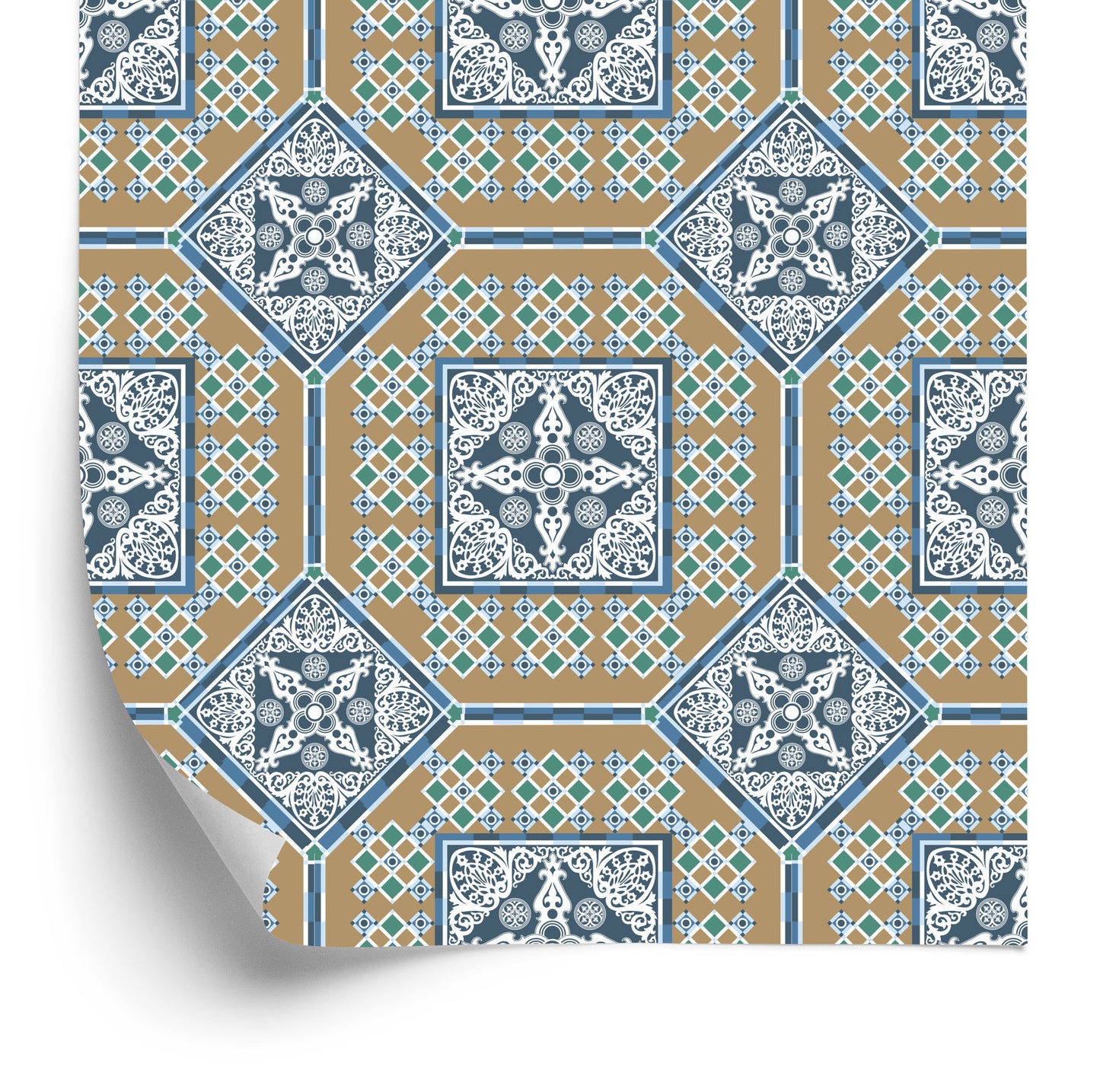 Wallpaper Beautiful Ornate Moroccan Mosaic
