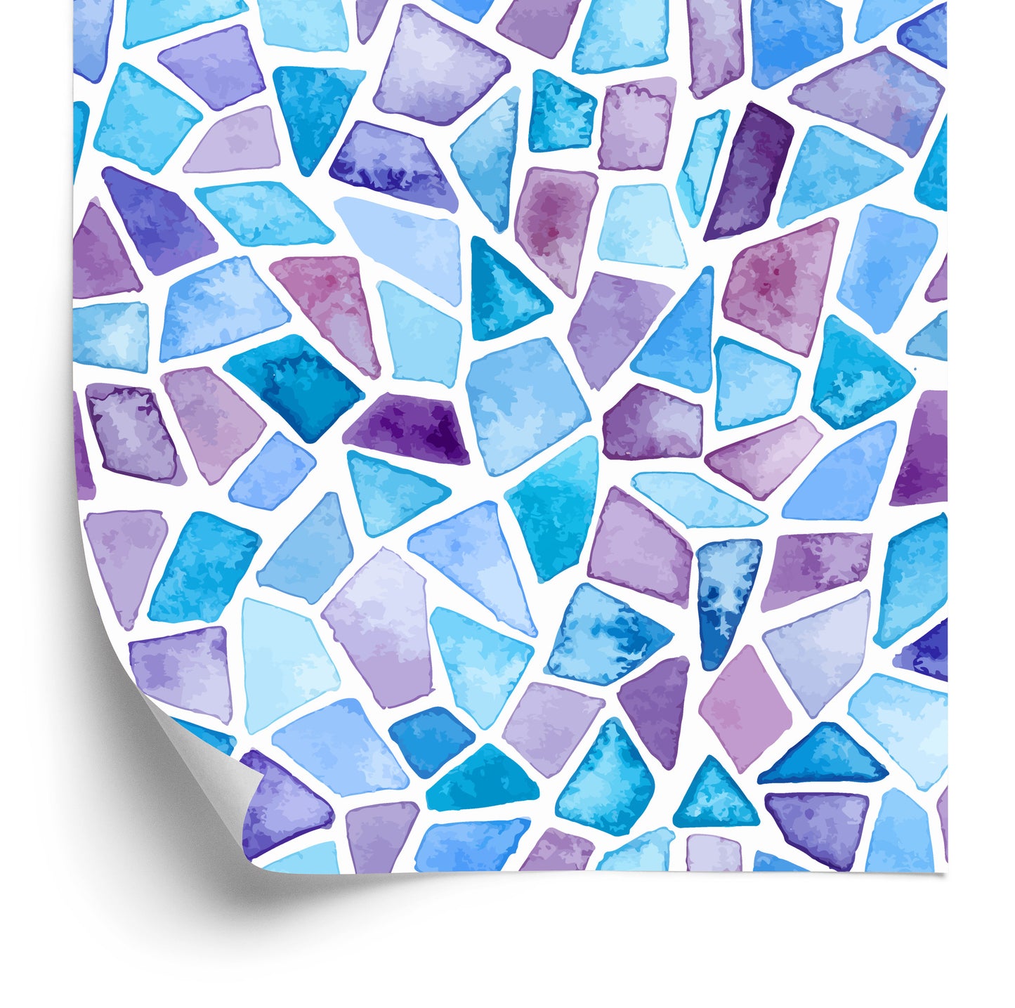 Wallpaper Geometric Mosaic For Living Room, Office