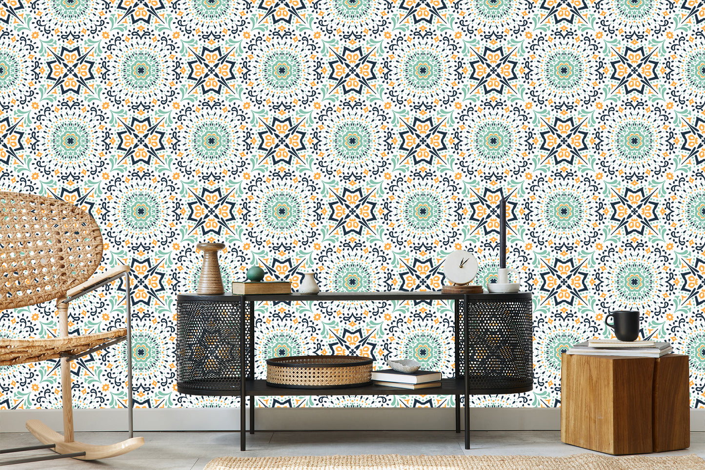 Wallpaper Ornamental Abstraction