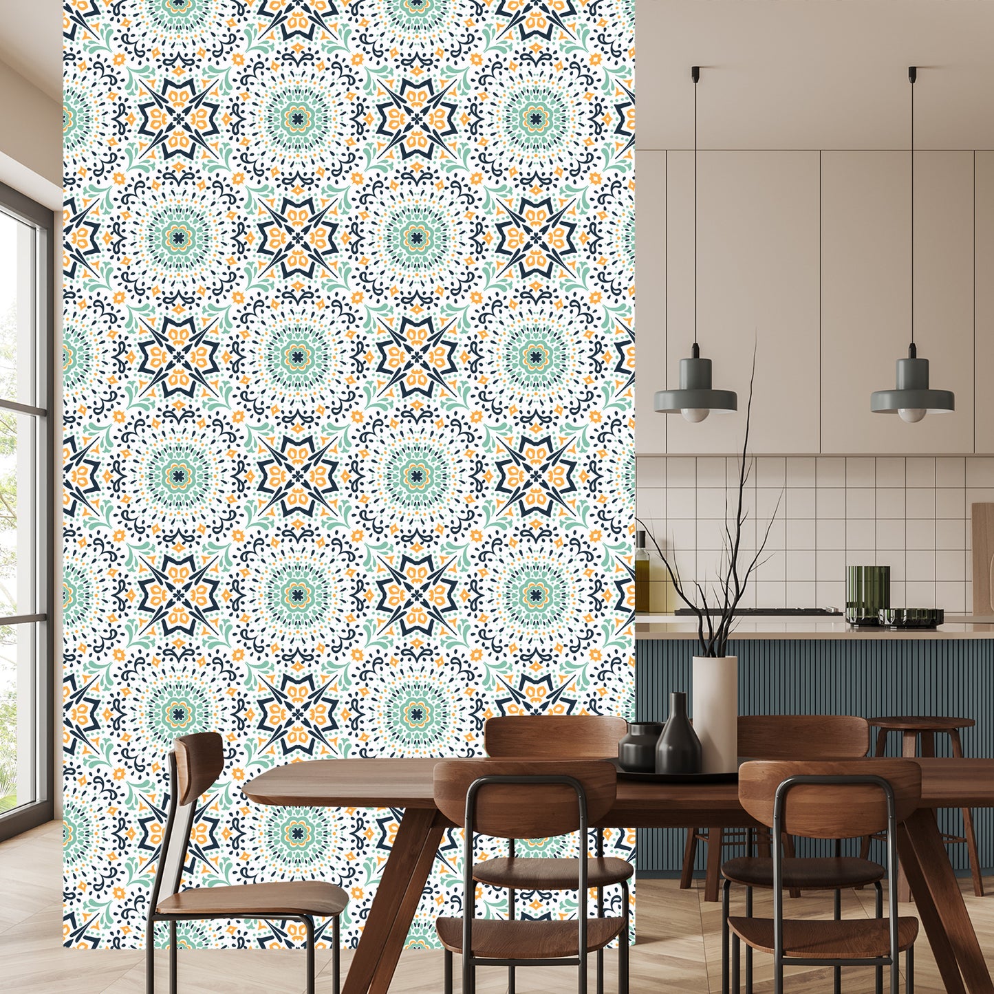 Wallpaper Ornamental Abstraction