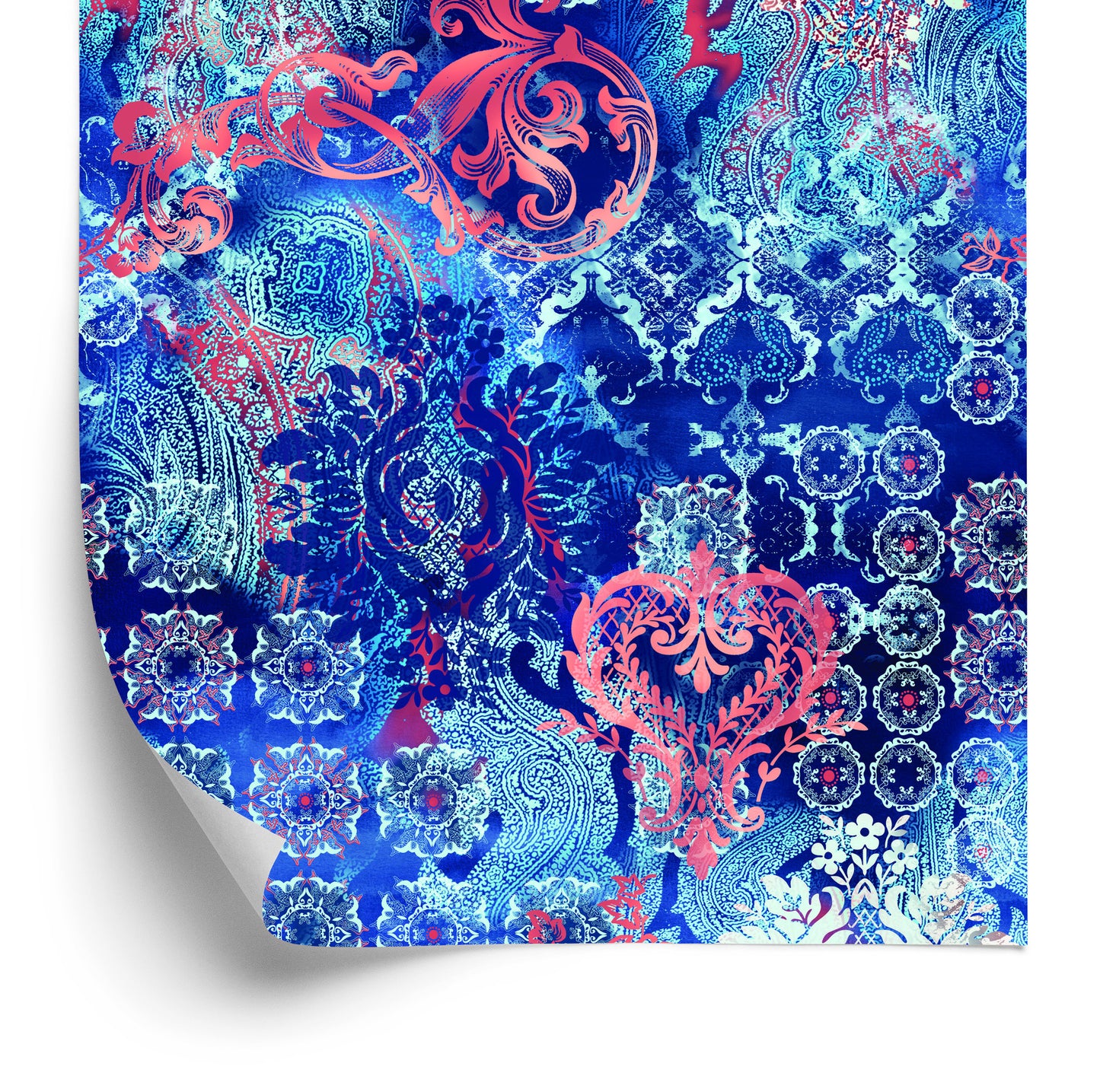 Wallpaper Ethnic Geometric Motifs