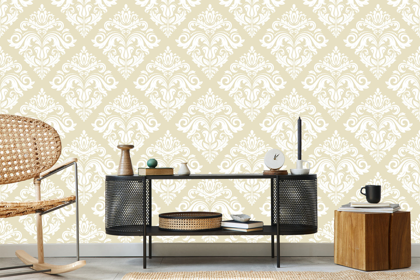 Wallpaper Beautiful Classic Ornaments
