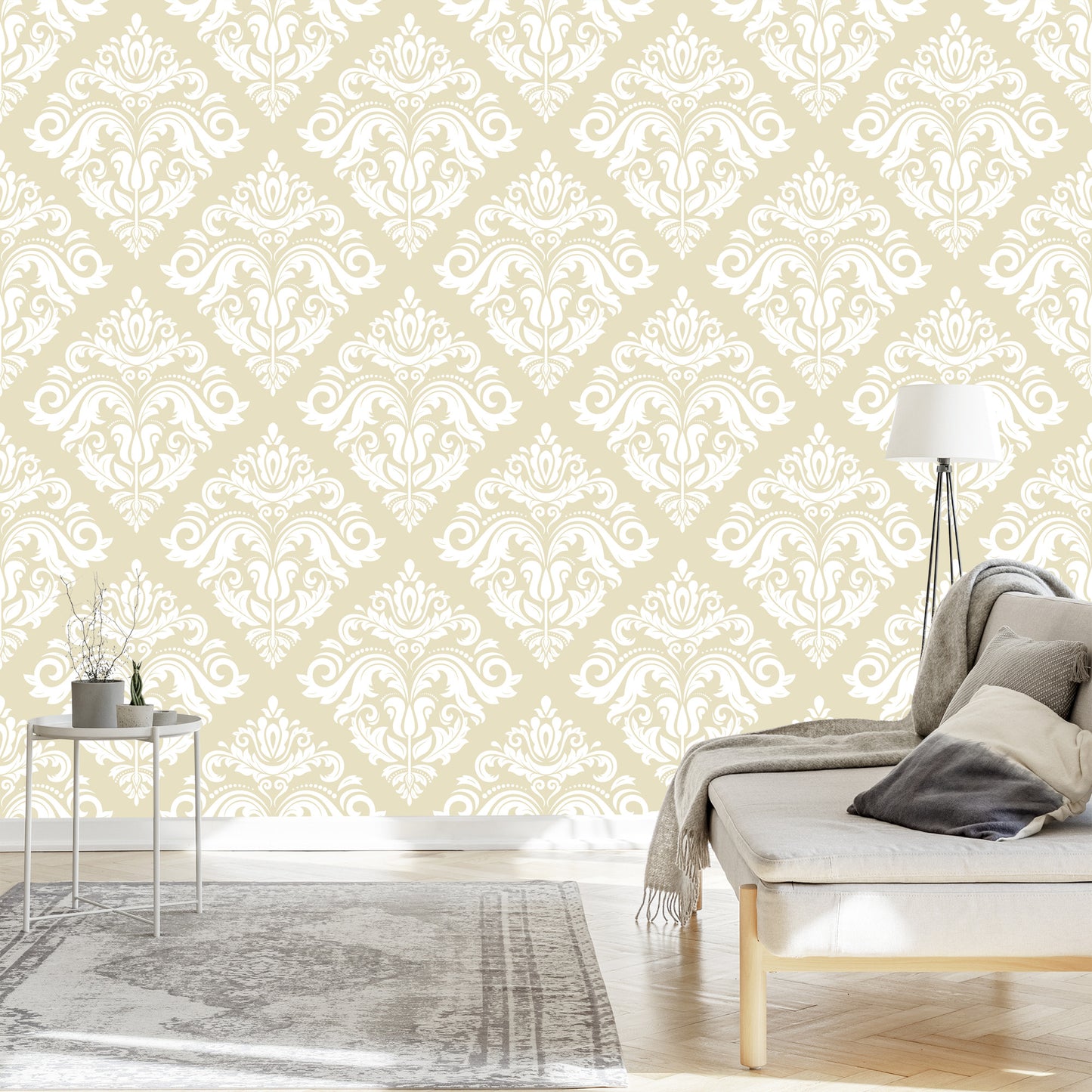 Wallpaper Beautiful Classic Ornaments
