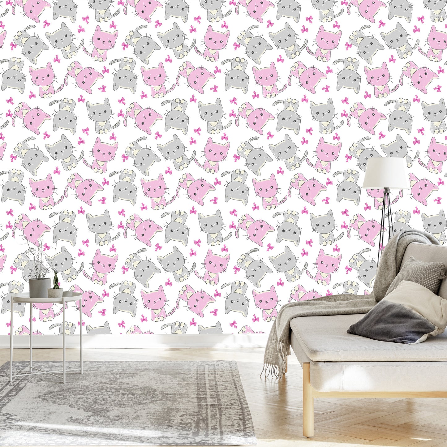 Wallpaper For Children - Happy Cats