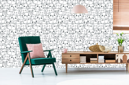 Wallpaper For Children - Little Cats