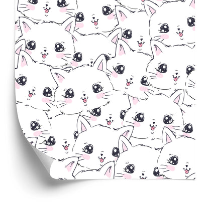 Wallpaper For Children - Little Happy Cats