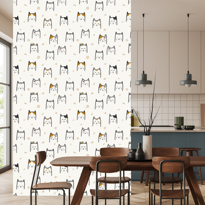 Wallpaper For Children - Happy Cats