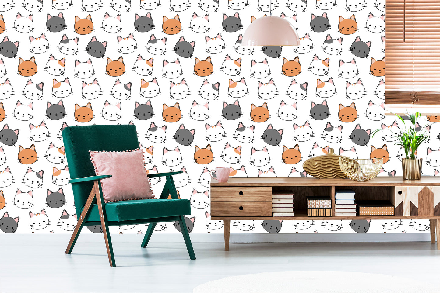 Wallpaper For Children - Little Cats