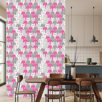 Wallpaper For Children - Multicolored Cats