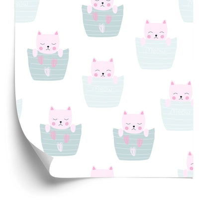 Wallpaper Cats In The Basket