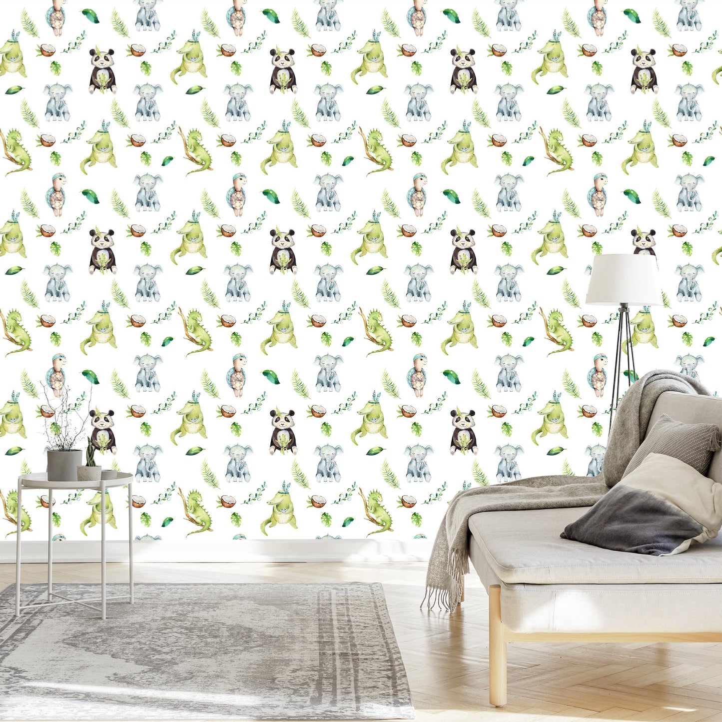 Wallpaper Animals Among The Leaves