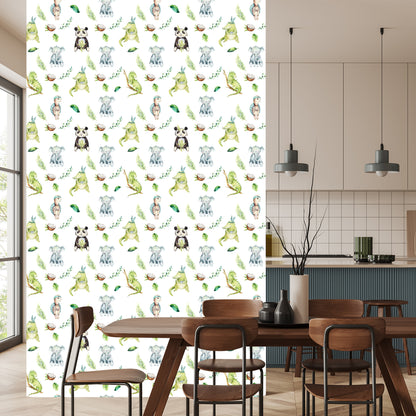 Wallpaper Animals Among The Leaves